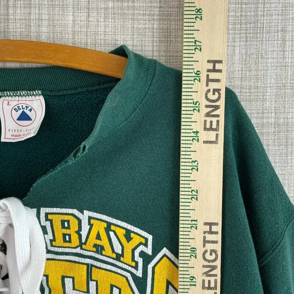 VTG Green Bay Packers Altered Sweatshirt Womens L 4132 - Picture 5 of 10